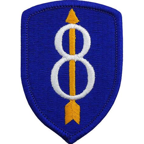 8th Infantry Division Class A Patch Usamm