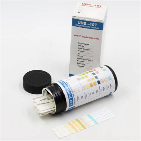100 Strips URS-10T Urinalysis Reagent Strips 10 Parameters Urine Test ...