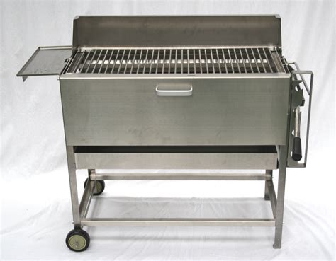 The l shaped design allows for bar stool seating creating a unique entertaining it includes the premium bull angus stainless steel 75,000 btu gas grill, and comes complete with a sink and refrigerator. The Commercial Stainless Steel Excalibur Charcoal BBQ ...