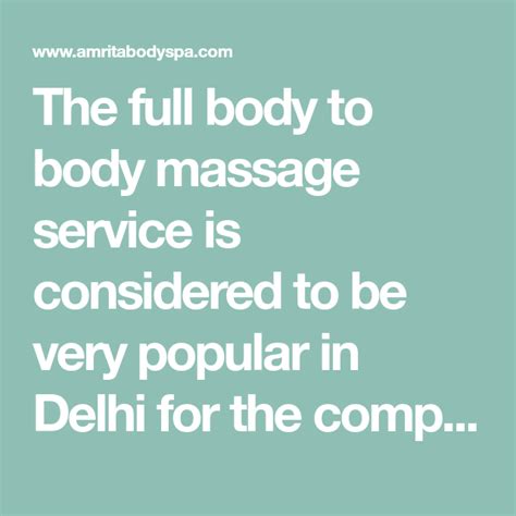 pin on body massage deals in delhi
