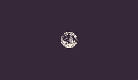 Wallpaper Moon Pixel Art Minimalism Purple Background 2560x1500