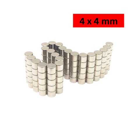 44 mm Yuvarlak Neodyum Mıknatıs Güçlü Magnet Çap 4 mm Kalınlık