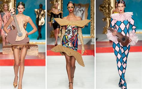 Moschino Brings Picassos Masterpieces To Life At Milan Fashion Week