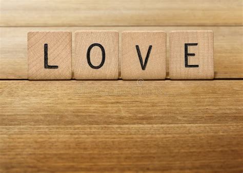 Wooden Scrabble Letter Love Stock Image Image Of Letter Love 70452229