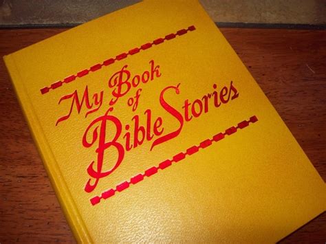 Vintage My Book Of Bible Stories Childrens Book
