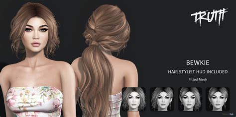 Bewkie Hair April 2018 Group T By Truth Hair Teleport Hub Second