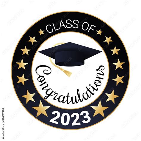 Class Of 2023 Congratulations Graduates Logo Design Graduation Design