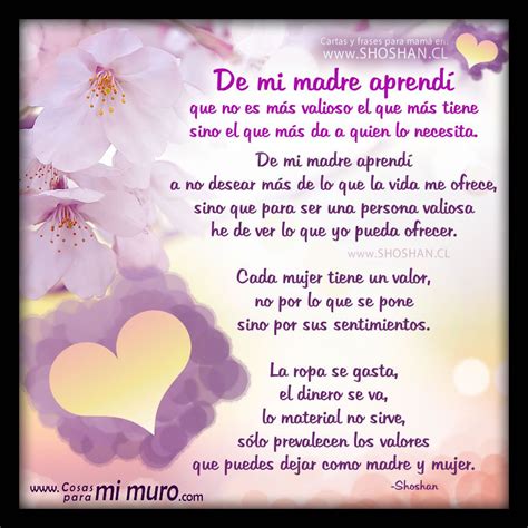 Poemas Para Mama Feliz Día De La Madre Dedicatorias Para Mama