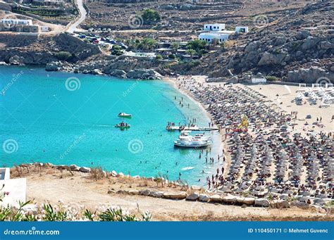 Super Paradise Beach Is The Most Famous Beach On The Island Of Mykonos