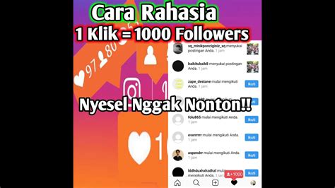 10 followers instagram gratis akun instagram aman, tanpa following tanpa memasukan password akun dan login. Cara Menambah Followers Instagram Gratis Terbaru!! - YouTube