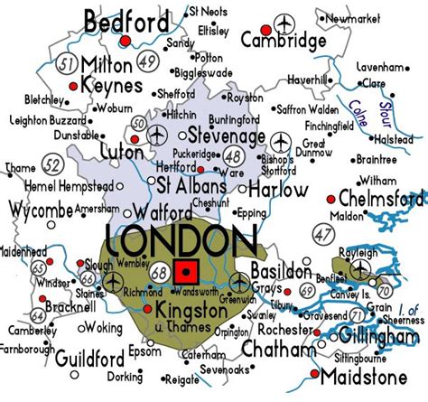 Map Of Hertfordshire England Map Hertfordshire Map Of Britain