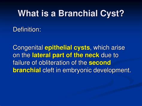 Ppt Branchial Cleft Cyst Powerpoint Presentation Free Download Id