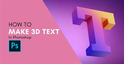 How To Make 3d Text In Photoshop Brendan Williams Creative