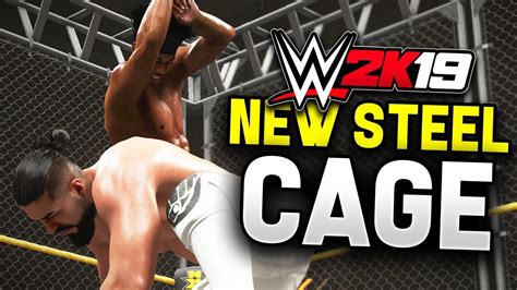 The New Steel Cage Match In Wwe 2k19 Youtube