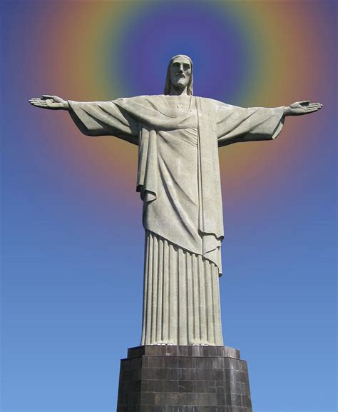 Statue Of Christ The Redeemer Rio De Janeiro Brazil
