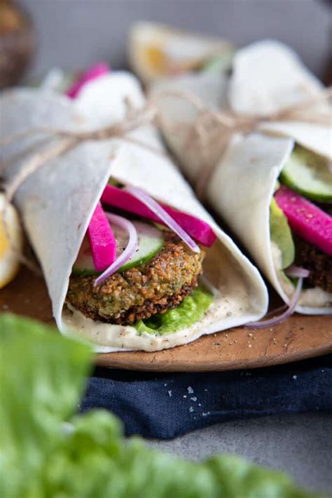 Vegan Falafel Wrap Recipe Heartful Table