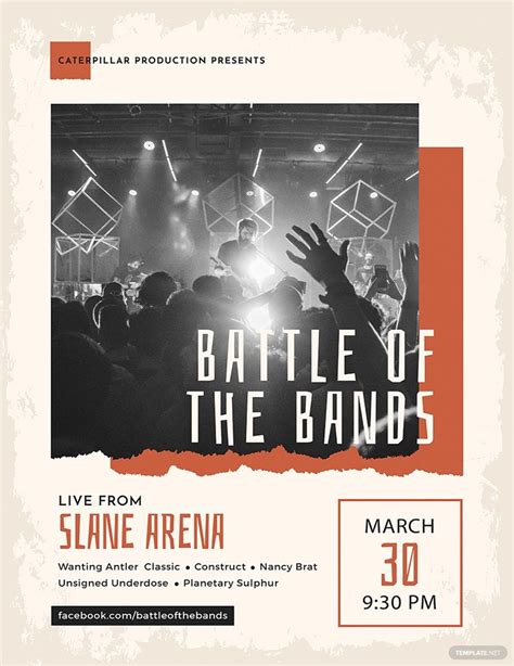 Concert Poster Templates Design Free Download