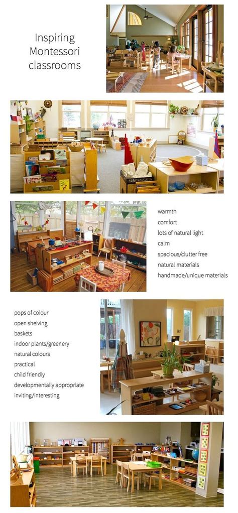 Inspiring Montessori Classrooms Montessori Classroom Montessori School Montessori Classroom