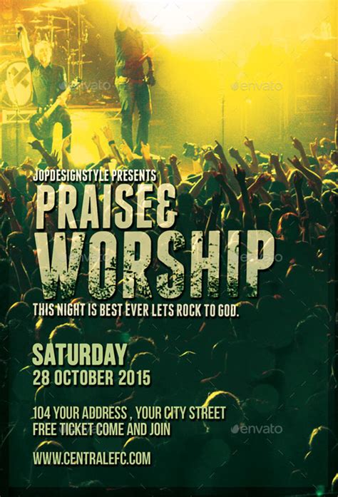 Worship Flyer Templates Free Premium Psd Vector Ai Downloads