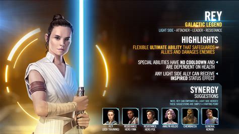 Galactic Legend Rey Star Wars Galaxy Of Heroes Forum