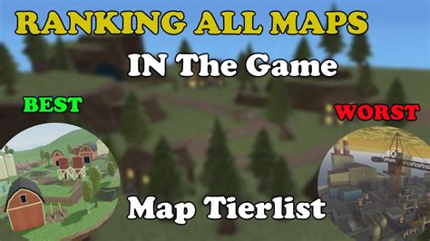 Ranking All Maps In Tds Map Tierlist Tower Defense Simulator Youtube