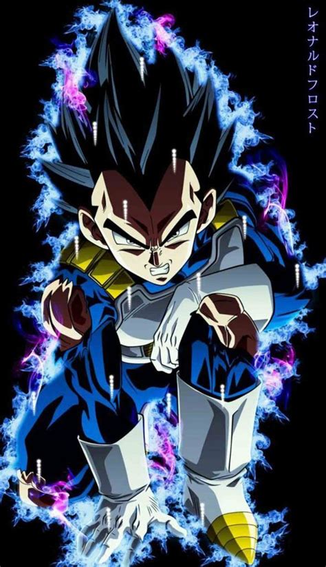 Originally in the dragon ball z anime, vegeta appeared with a totally different color scheme from his usual one, having red hair and a battle armor consisting of a green khaki chest piece and burnt orange guard pieces, orange gloves, a navy blue jumpsuit, and his boots with orange tops and brown footings to them. Cool Vegeta Ultra Instinct Wallpaper | Anime dragon ball super, Dragon ball wallpapers, Dragon ...