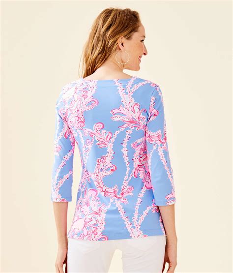 Lilly Pulitzer Upf 50 Chillylilly Karina Tunic In Blue Lyst