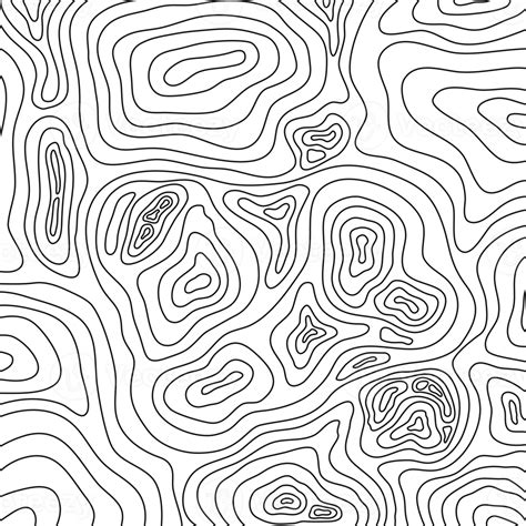 Illustration Of Topographic Map Png