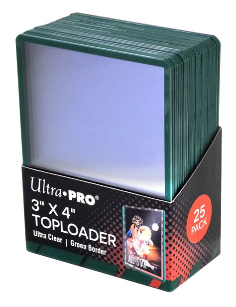 Ultra Pro Toploader 25 Grün Trader Onlinede Magic And Yu Gi Oh