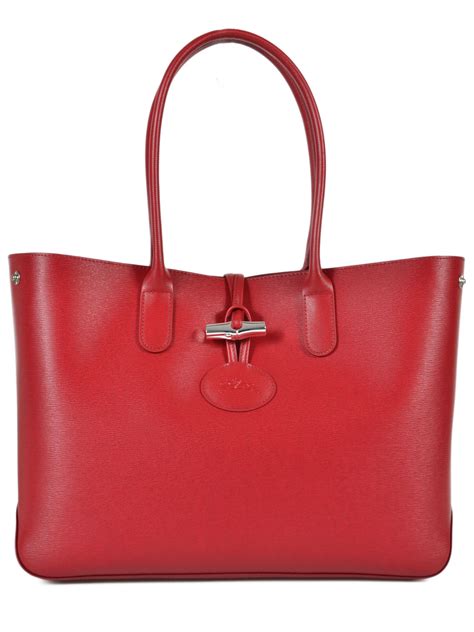 Fermeture centrale par zip de 28 cm, 1 poche intérieure zippée de 25 cm et 2 poches plates ouvertes. Longchamp Hobo bag Roseau - Best prices