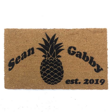 Pineapple boho doormat from Damn Good Doormats | Damn Good Doormats