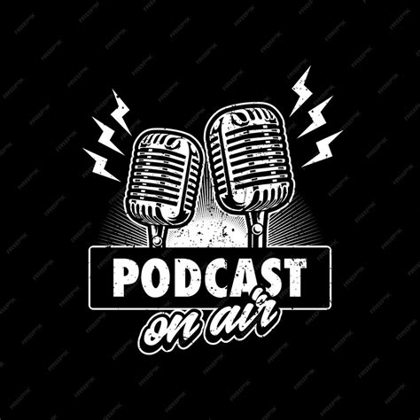 Premium Vector Podcast Logo Illustration Design