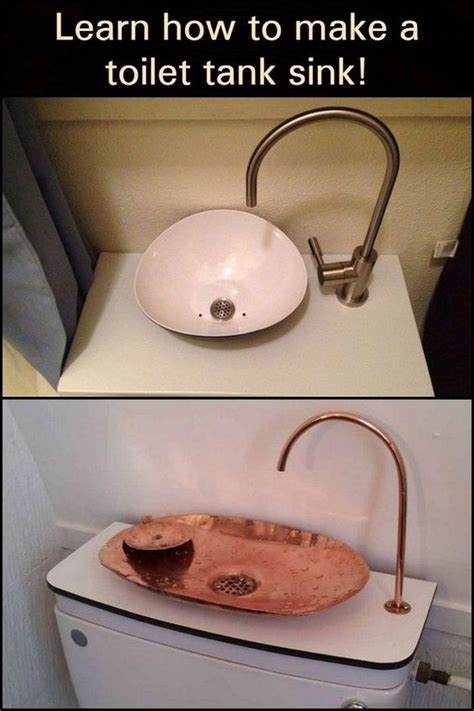 Learn How To Make A Toilet Tank Sink Diy Projects For Everyone