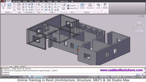 Autocad House Modeling Tutorial Home Design Building