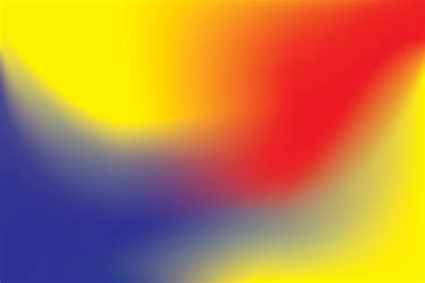Abstract Gradient Background Primary Colors Blue Red And Yellow