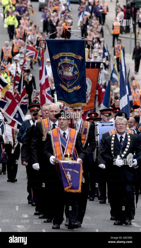 Orange Order Glasgow High Resolution Stock Photography And Images Alamy