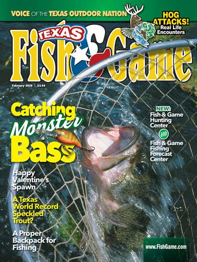 Issue Cover February 2020 Texas Fish And Game Magazine