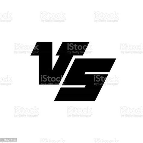 Ilustración De Logotipo De Versus Letras Vs Para Deportes Lucha