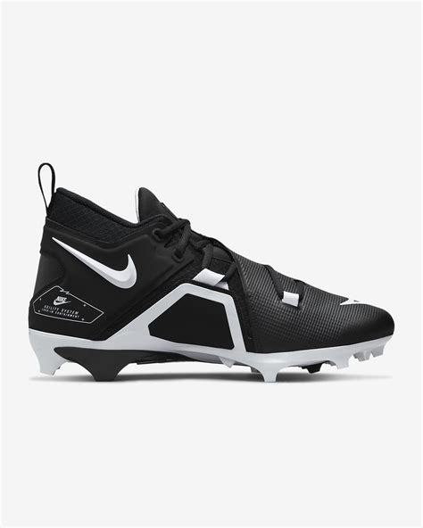 Mens Nike Alpha Menace Pro 2 Mid Football Cleats Shoes Black Aq3209 002