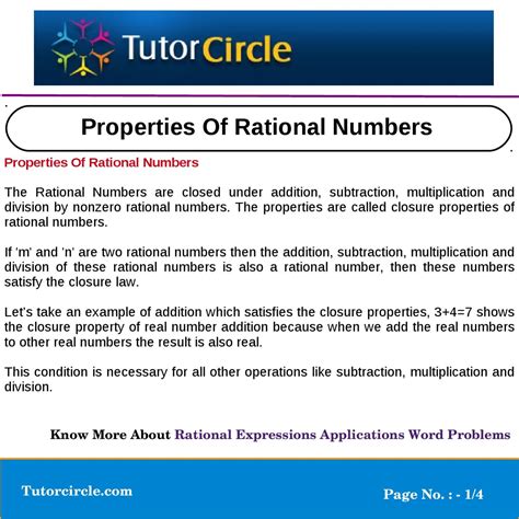 Properties Of Rational Numbers By Tutorcircle Team Issuu