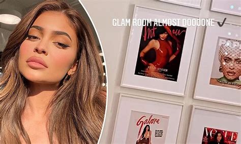 Kylie Jenner Teases A Glimpse At Her Enviable Glam Room With Shelves Of Kylie Cosmetics Products