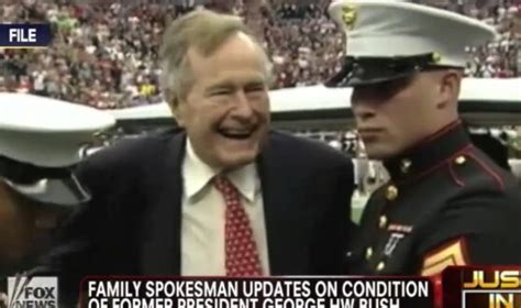 Former Us President George H W Bush Has Setback In Hospital