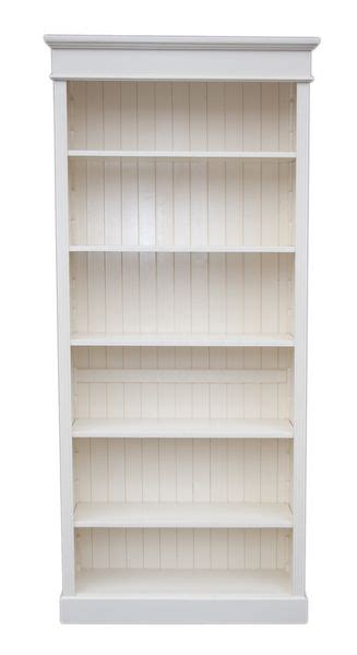 White Solid Wood Bookcase Solid Wood Interiors Pine Bookcase Large 5