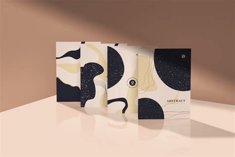 A4 Size Book Cover Elegant Trendy Background Design On Behance