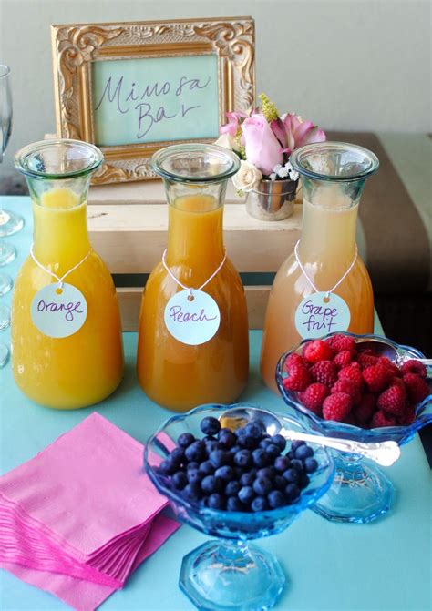Ideas & inspiration » birthdays » 21st birthday party ideas and themes. Mimosa Bar: What a great idea for a afternoon party ...