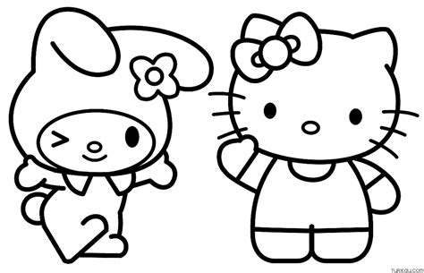 Hello Kitty And Sanrio Coloring Pages Turkau