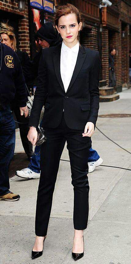 Look De Emma Watson Suit Fashion Womens Power Suit Fashion