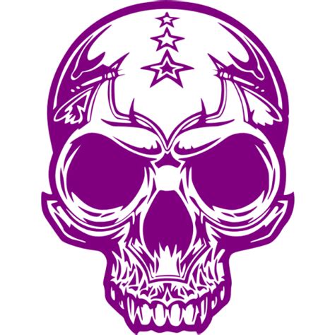 Purple Skull 61 Icon Free Purple Skull Icons