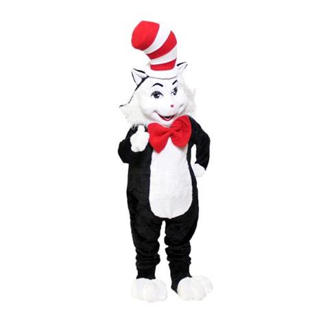 Cat In The Hat Quality Mascots Costumes