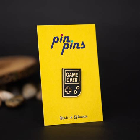 Game Over Pin Pins Gamer Pins Game Pins Playing Pin Etsy